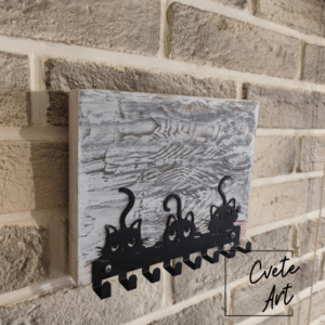 Закачалка за ключове „Котешка приказка“