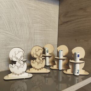 Великденска украса за паричка